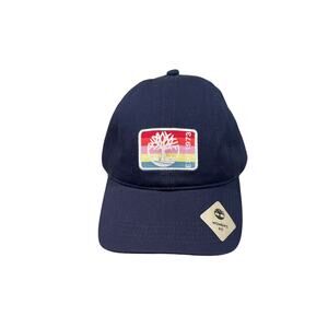 Timberland EST 1973 Women's Fitted Hat - O/S - Navy Blue w/ logo